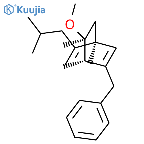 (1S,4S,8S)-5-Benzyl-2-isobutyl-8-methoxy-1,8-dimethyl-2-bicyclo2.2.2octa-2,5-diene structure