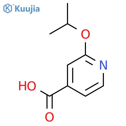 2-(propan-2-yloxy)pyridine-4-carboxylic acid structure