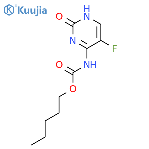 N-(5-Fluoro-2,3-dihydro-2-oxo-4-pyrimidinyl)-carbamic acid Pentyl Ester structure