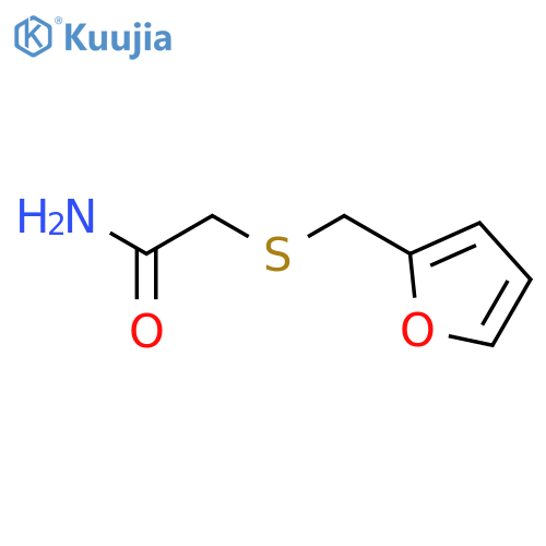 2-((Furan-2-ylmethyl)thio)acetamide structure