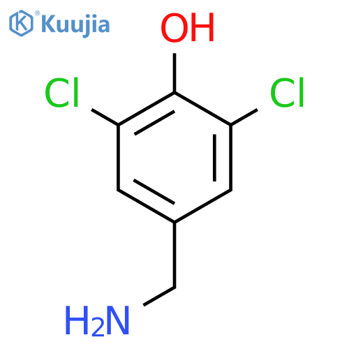 4-(aminomethyl)-2,6-dichlorophenol structure