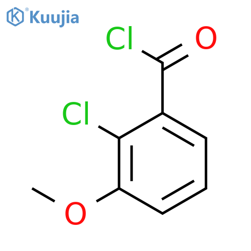 Benzoyl chloride, 2-chloro-3-methoxy- (9CI) structure