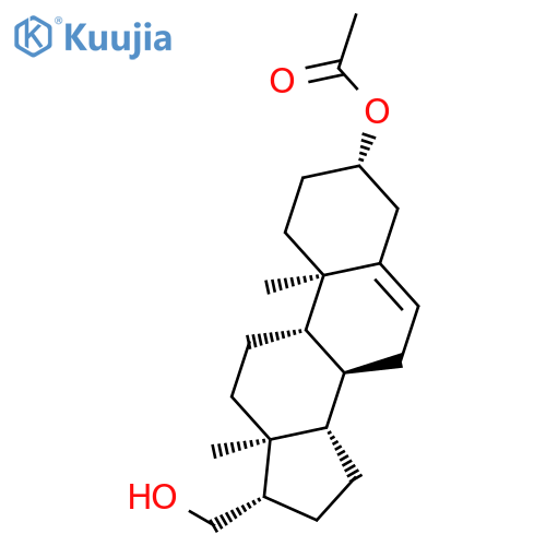 (3β,17β)-3-(Acetyloxy)androst-5-ene-17-methanol structure