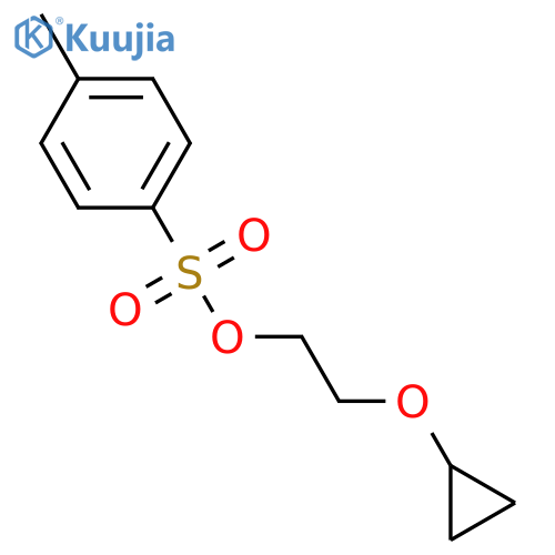 2-cyclopropoxyethyl 4-methylbenzene-1-sulfonate structure