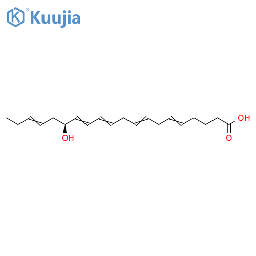 (15S)-15-Hydroxyicosa-5,8,11,13,17-pentaenoic acid structure