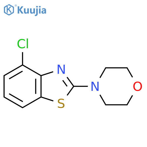 4-chloro-2-(morpholin-4-yl)-1,3-benzothiazole structure