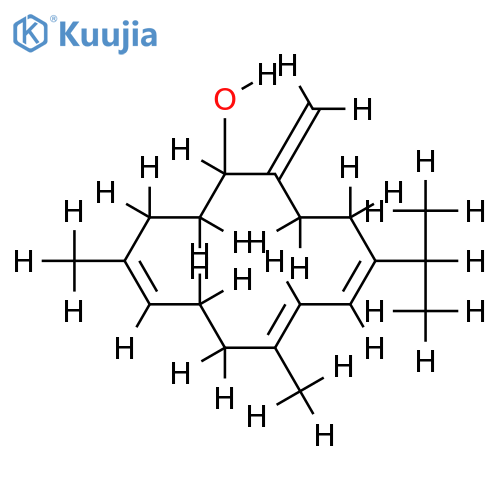 (1E,3E,7E)-11-hydroxy-1,3,7,12(20)-cembratetraene (alcyonol-C) structure
