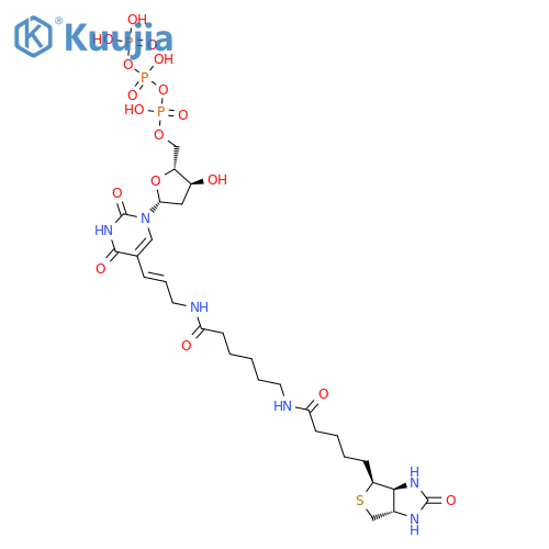 Biotin-11-deoxyuridine-5'-triphosphate, triethylammonium salt - structure
