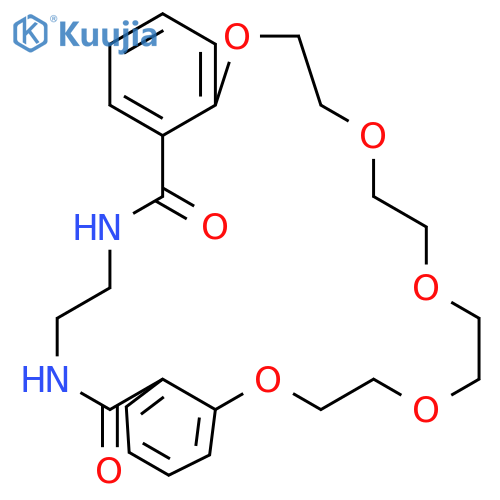 DIBENZO[N,V][1,4,7,10,13,17,20]PENTAOXADIAZACYCLOTRICOSINE-22,27-DIONE, 6,7,9,10,12,13,15,16,23,24,25,26-DODECAHYDRO- structure