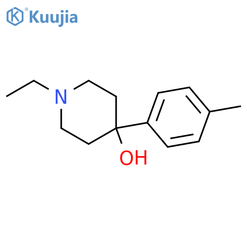 1-ethyl-4-(4-methylphenyl)piperidin-4-ol structure