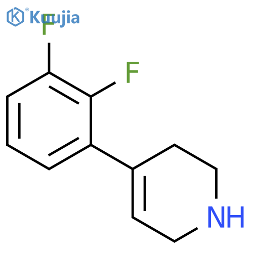 PYRIDINE, 4-(2,3-DIFLUOROPHENYL)-1,2,3,6-TETRAHYDRO- structure