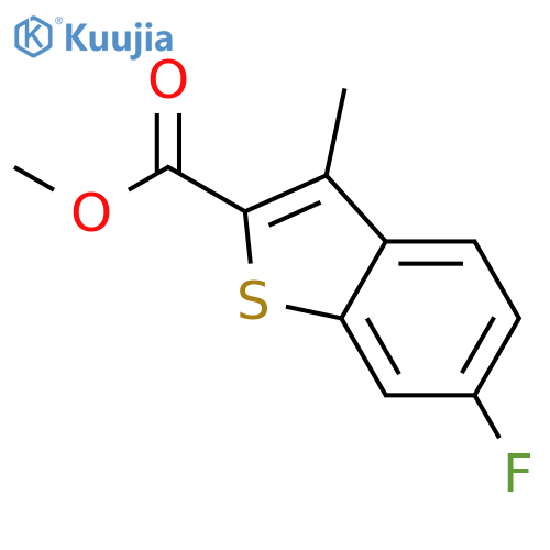 Methyl 6-fluoro-3-methylbenzo[b]thiophene-2-carboxylate structure
