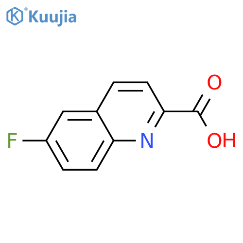 6-Fluoroquinoline-2-carboxylic acid structure