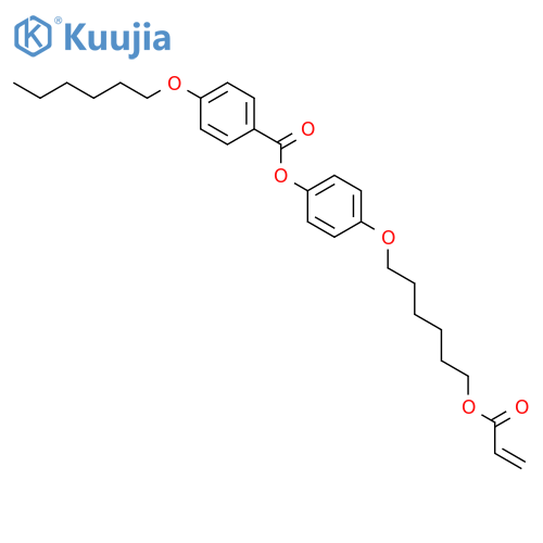 4-(6-Acryloxy-hex-1-yl-oxy)phenyl 4-(hexyloxy)benzoate structure