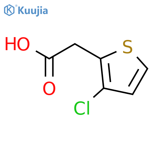 2-(3-chlorothiophen-2-yl)acetic acid structure