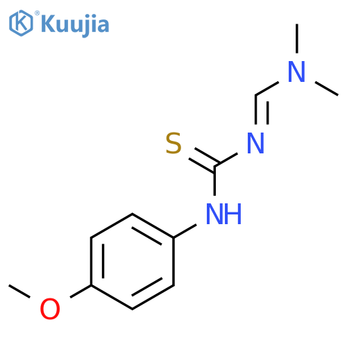 N-(Dimethylamino)methylene-N'-(4-methoxyphenyl)thiourea structure