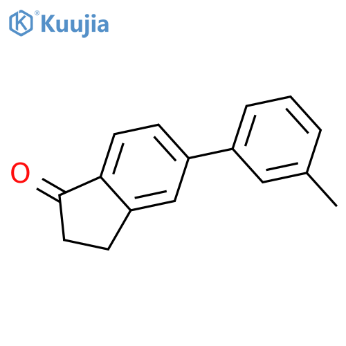1H-Inden-1-one, 2,3-dihydro-5-(3-methylphenyl)- structure