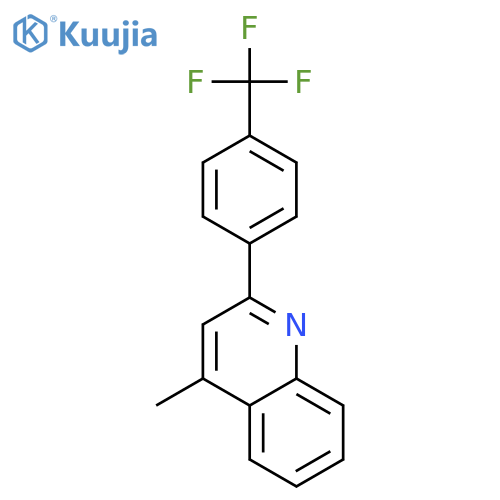 Quinoline, 4-methyl-2-[4-(trifluoromethyl)phenyl]- structure
