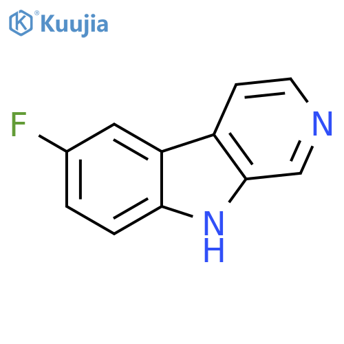 6-fluoro-9H-Pyrido[3,4-b]indole structure