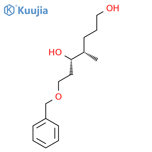 1,5-HEPTANEDIOL, 4-METHYL-7-(PHENYLMETHOXY)-, (4S,5S)- structure