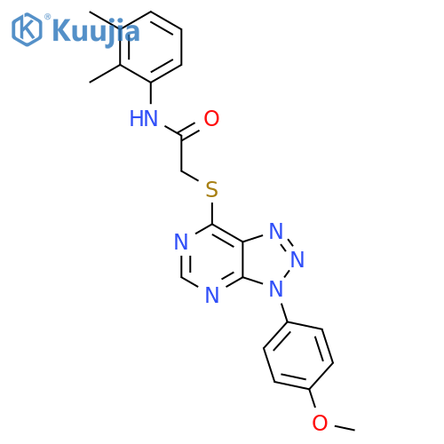N-(2,3-dimethylphenyl)-2-{3-(4-methoxyphenyl)-3H-1,2,3triazolo4,5-dpyrimidin-7-ylsulfanyl}acetamide structure