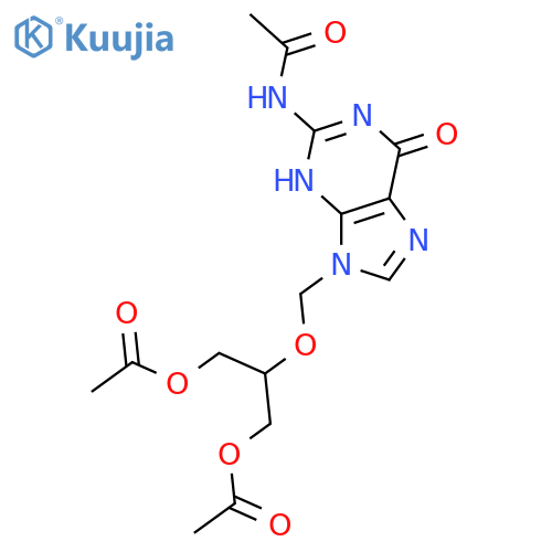 N-Acetyl-di-O-acetyl Ganciclovir structure