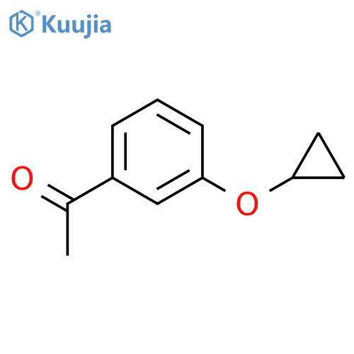 1-(3-cyclopropoxyphenyl)ethan-1-one structure