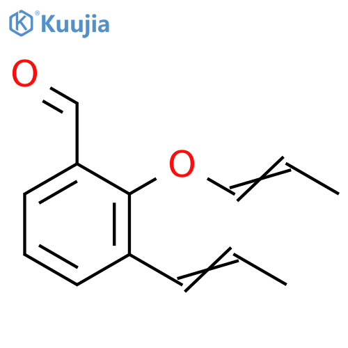 Benzaldehyde, 3-(1-propenyl)-2-(1-propenyloxy)- structure