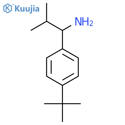 1-(4-TERT-BUTYLPHENYL)-2-METHYLPROPAN-1-AMINE structure