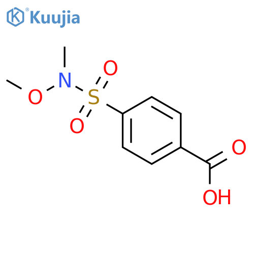 4-Methoxy(methyl)sulfamoylbenzoic Acid structure