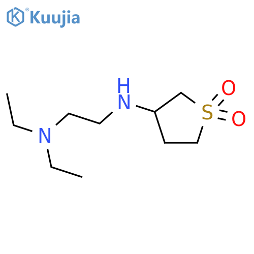 3-{[2-(diethylamino)ethyl]amino}-1λ?-thiolane-1,1-dione structure