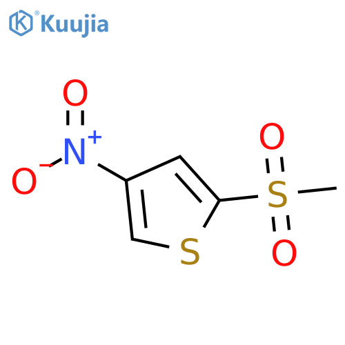 Thiophene, 2-(methylsulfonyl)-4-nitro- structure