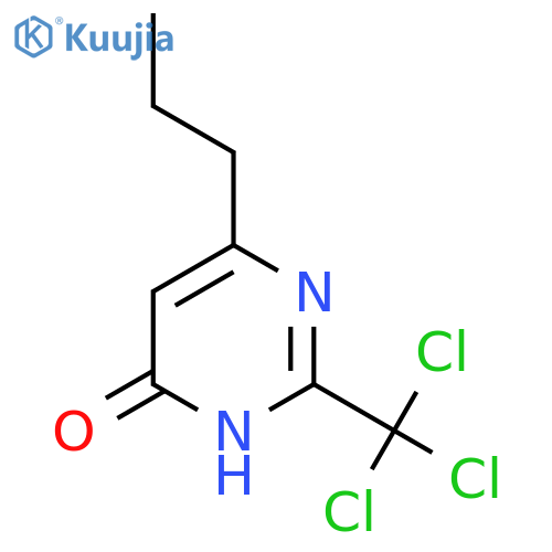 4-Hydroxy-6-Propyl-2-Trichloromethylpyrimidine structure