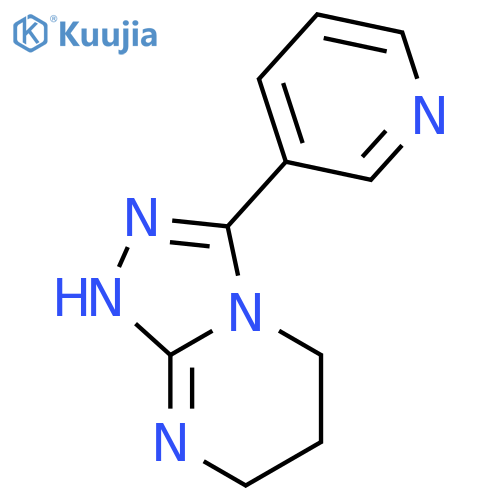 3-pyridin-3-yl-5,6,7,8-tetrahydro-[1,2,4]triazolo[4,3-a]pyrimidine structure