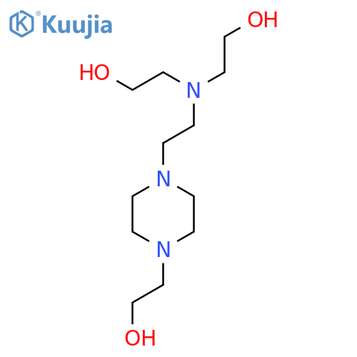 1-Piperazineethanol,4-[2-[bis(2-hydroxyethyl)amino]ethyl]- structure