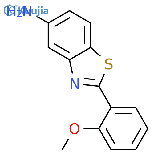 2-(2-methoxyphenyl)-5-aminobenzothiazole structure