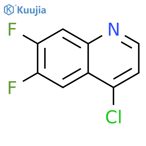 4-Chloro-6,7-difluoroquinoline structure