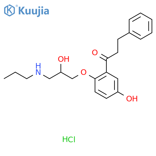 5-Hydroxy Propafenone Hydrochloride structure