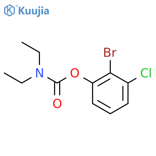 Carbamic acid,diethyl-, 2-bromo-3-chlorophenyl ester (9CI) structure