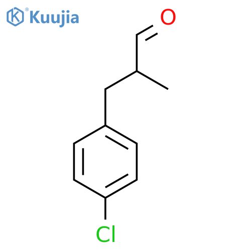 3-(4-Chlorophenyl)-2-methylpropanal structure