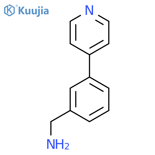 1-[3-(pyridin-4-yl)phenyl]methanamine structure