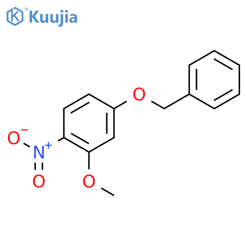 Benzene, 2-methoxy-1-nitro-4-(phenylmethoxy)- structure