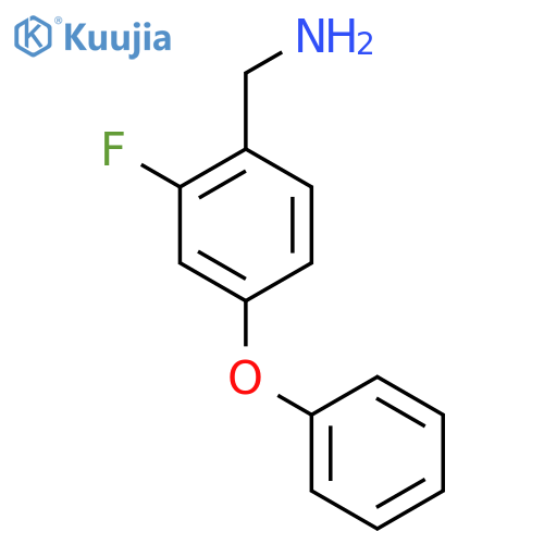 2-Fluoro-4-phenoxy-benzylamine structure