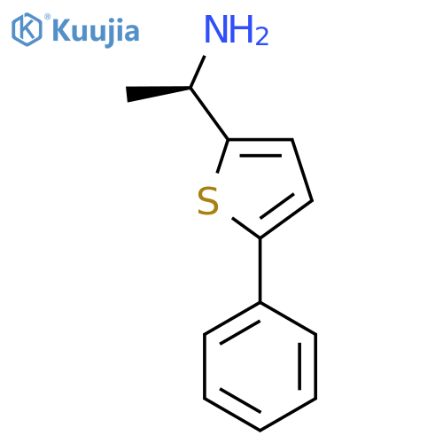 (1R)-1-(5-phenylthiophen-2-yl)ethan-1-amine structure