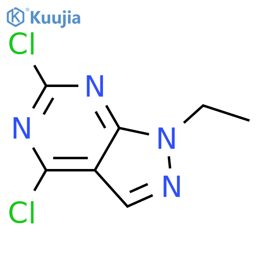 4,6-Dichloro-1-ethyl-1H-pyrazolo[3,4-d]pyrimidine structure