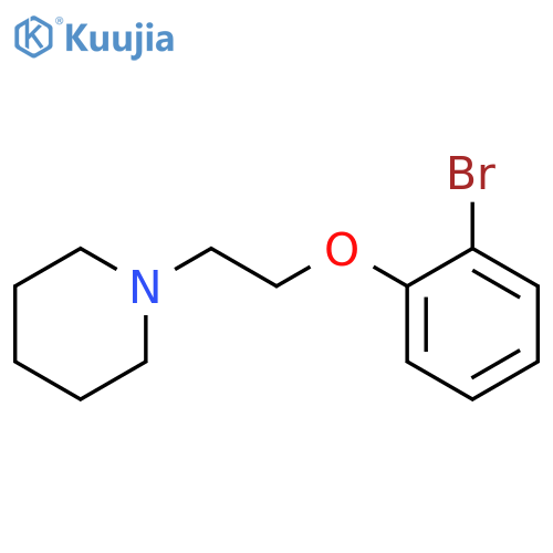 1-[2-(2-BROMOPHENOXY)ETHYL]-PIPERIDINE structure