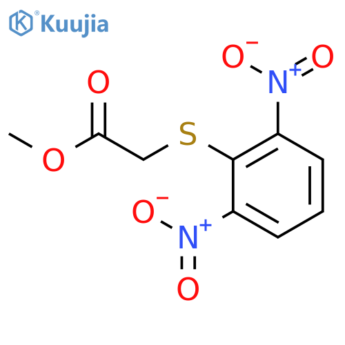ACETIC ACID, [(2,6-DINITROPHENYL)THIO]-, METHYL ESTER structure