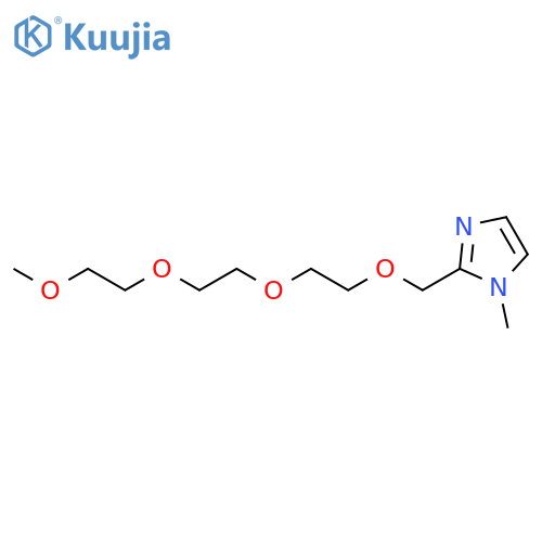 1H-Imidazole, 1-methyl-2-(2,5,8,11-tetraoxadodec-1-yl)- structure