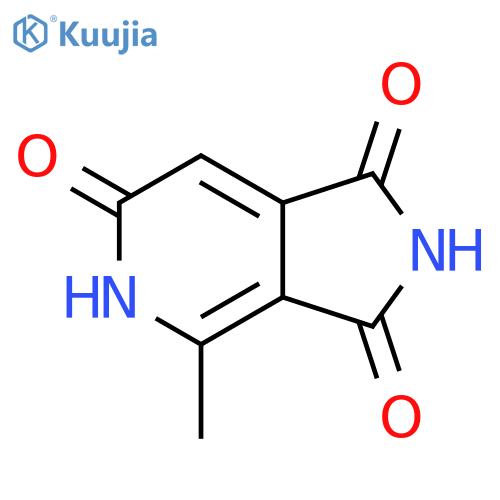 4-methyl-1H-Pyrrolo[3,4-c]pyridine-1,3,6(2H,5H)-trione structure