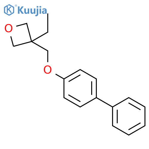 Oxetane, 3-[([1,1'-biphenyl]-4-yloxy)methyl]-3-ethyl- structure